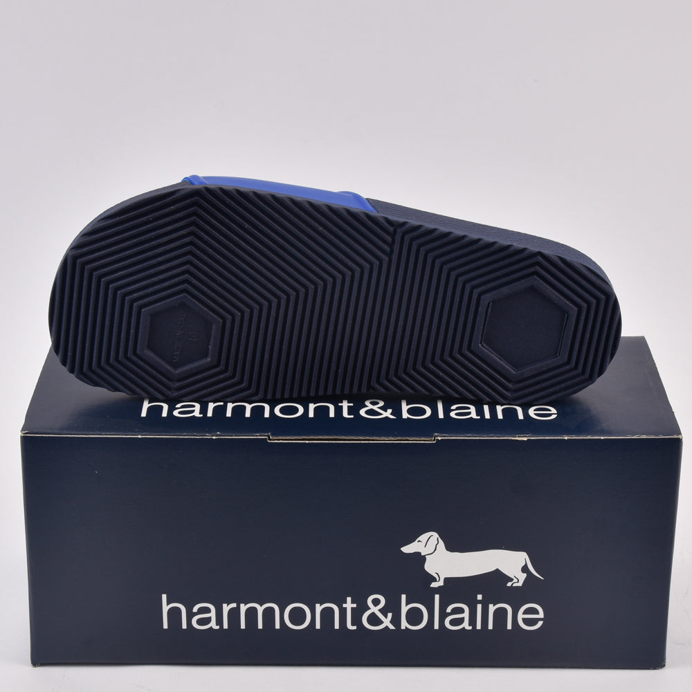 HARMONT AND BLAINE CIABATTA UOMO EVA - LOGO BLU - AZZURRO - EFM231-131-6530