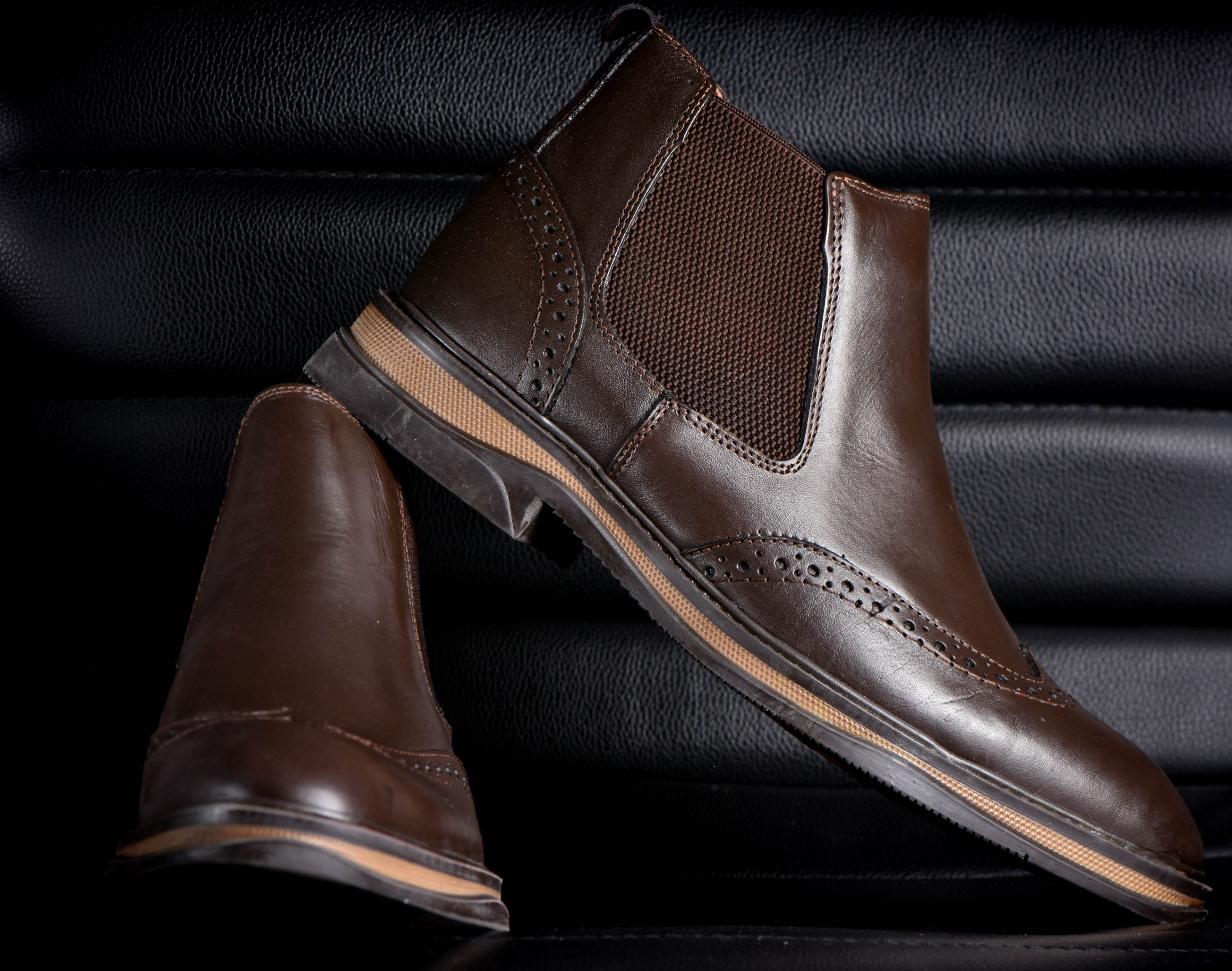 Chelsea boot marron - 1727