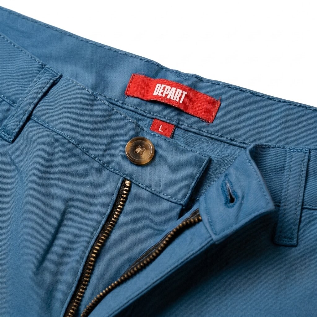 DEPART Short chino homme - G21-000175-BLUE009