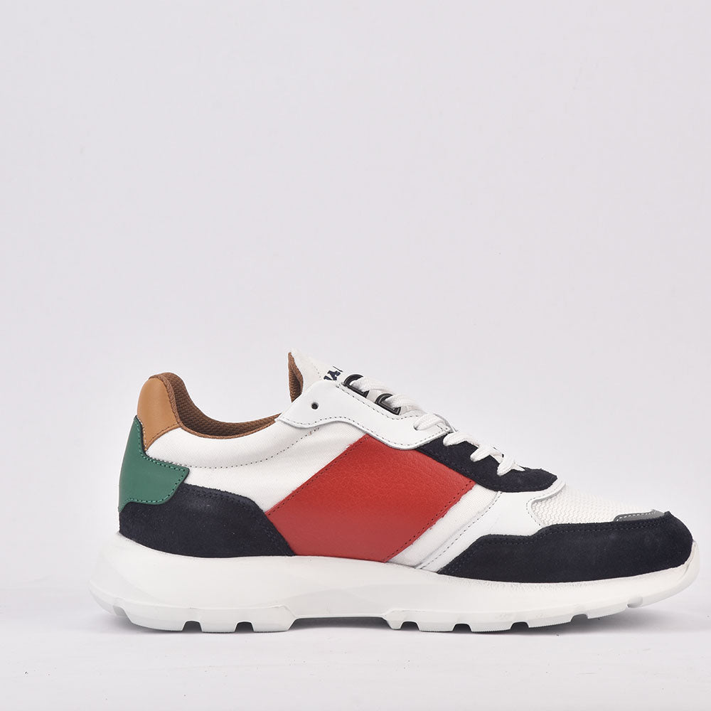 LA MARTINA SCARPA UOMO CAMOSCIO BIANCO - LFM231-021-4040