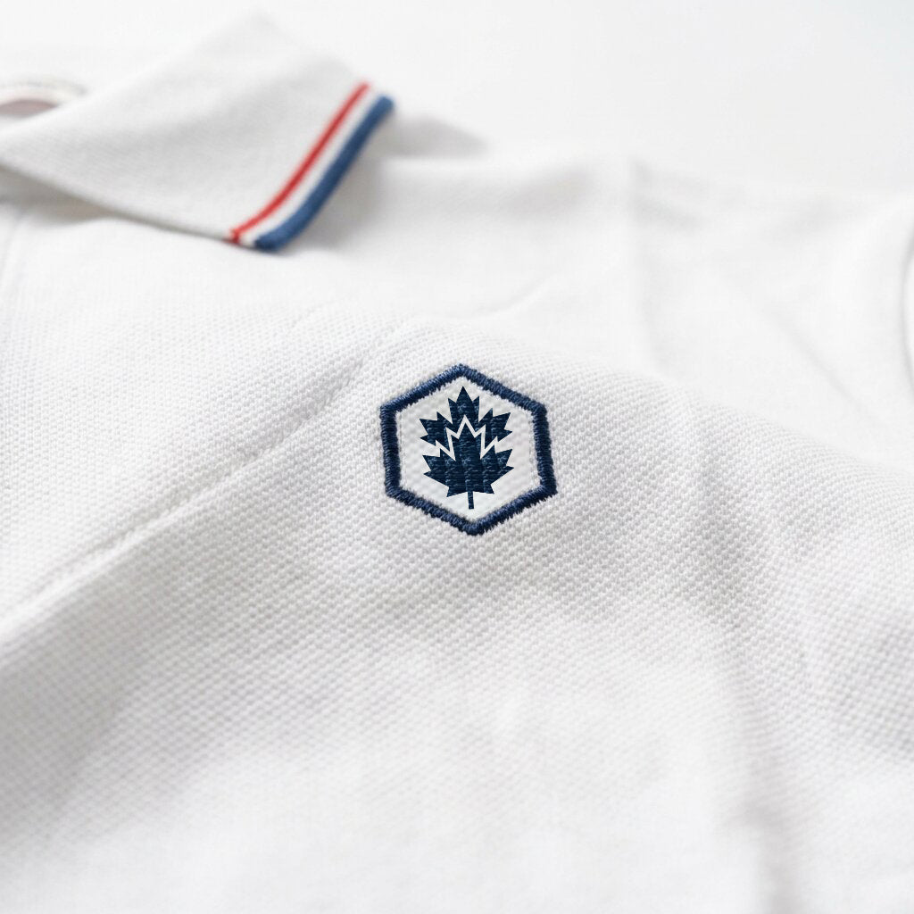 LUMBERJACK MEN POLO SELECT MINI LOGO WHITE - LBJ71006-WHT