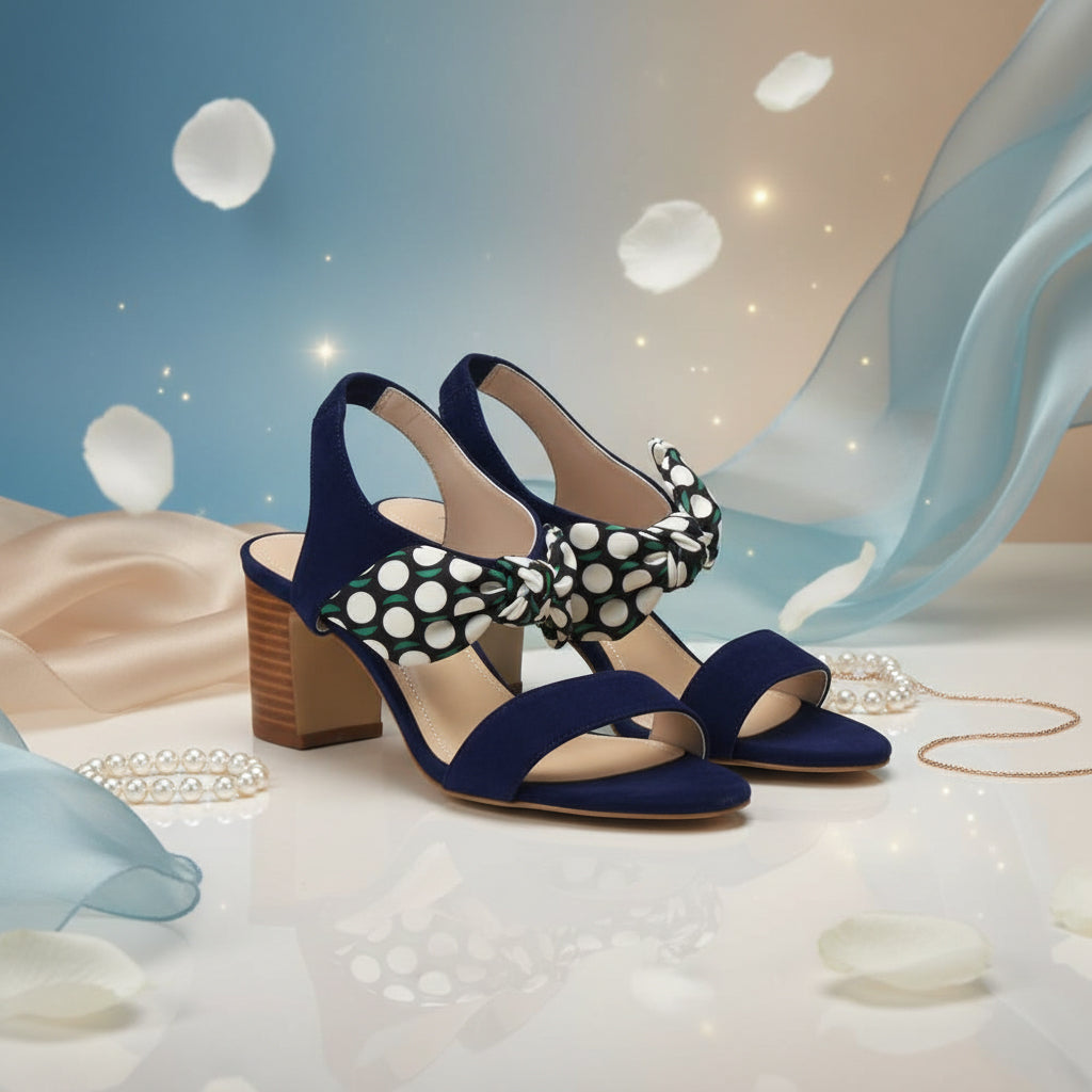 ANDRÉ SANDALES FEMME SUPENS DAIM BLEU - 52314437450