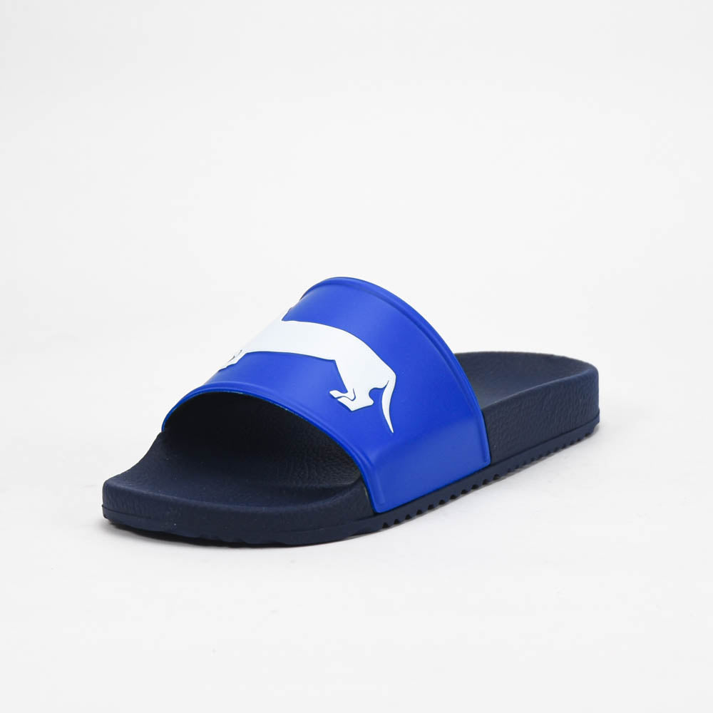 HARMONT AND BLAINE CIABATTA UOMO EVA - LOGO BLU - BIANCO - EFM231-131-6500