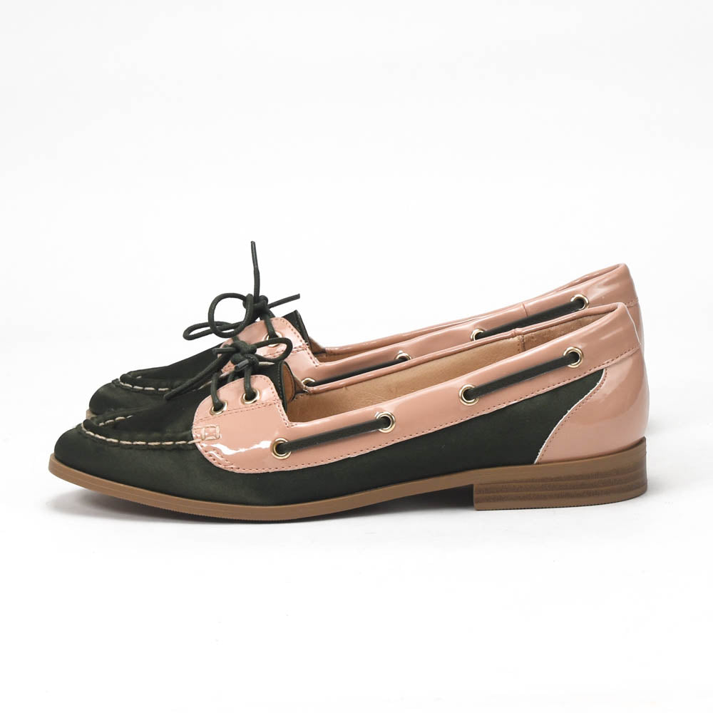 ANDRÉ MOCASSINS FEMME NONETTE VERT MILITAIRE - 52124982205