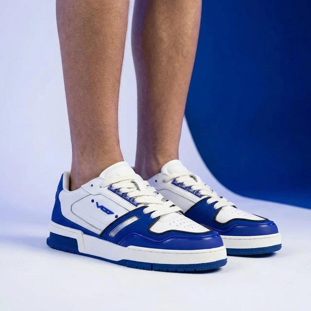 VO7 BASKETS DE LUXE BALKAT HOMME BLEU - CH-BAL-BLE