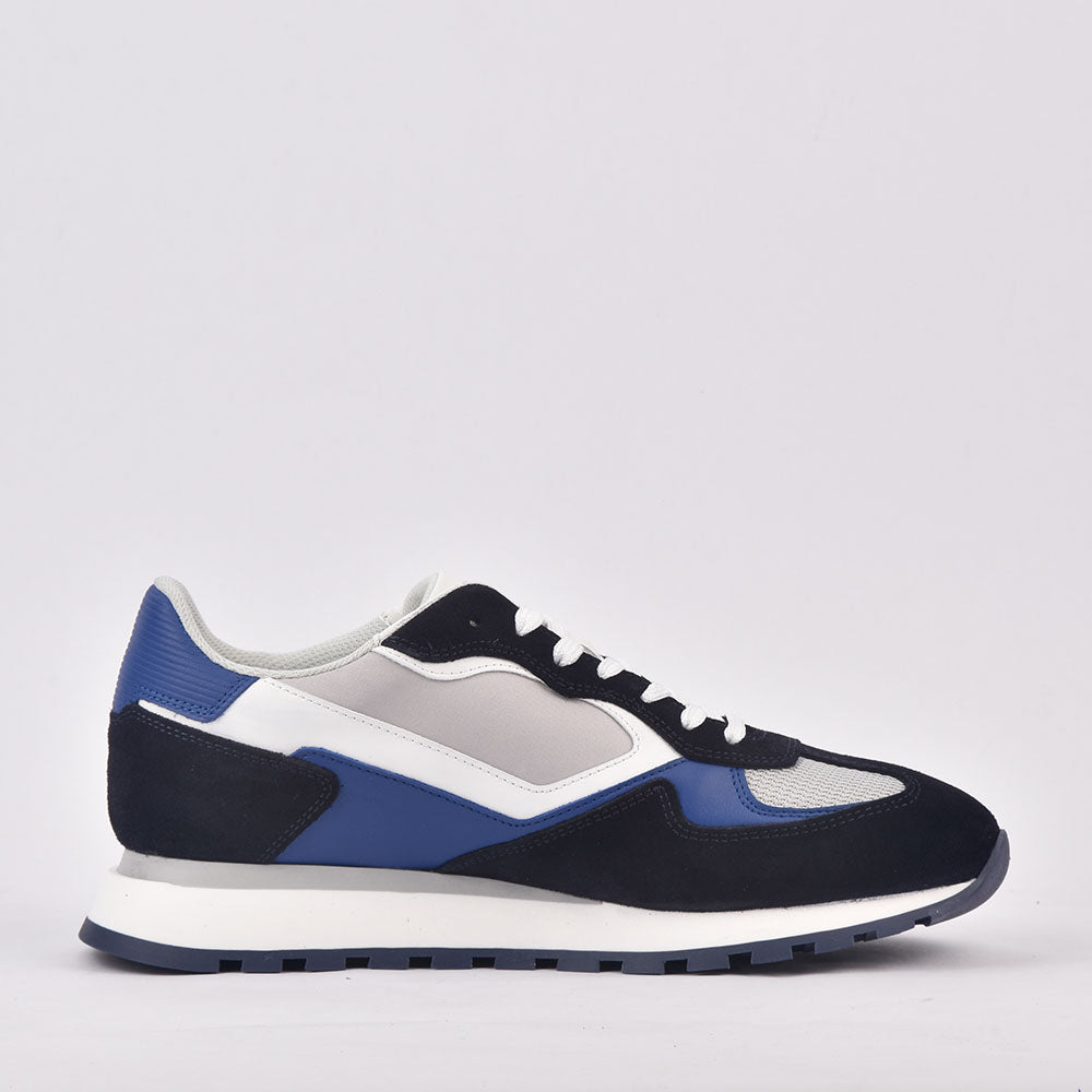 HARMONT AND BLAINE SCARPA UOMO CALF BLU GRIGIO - EFM231-070-6210