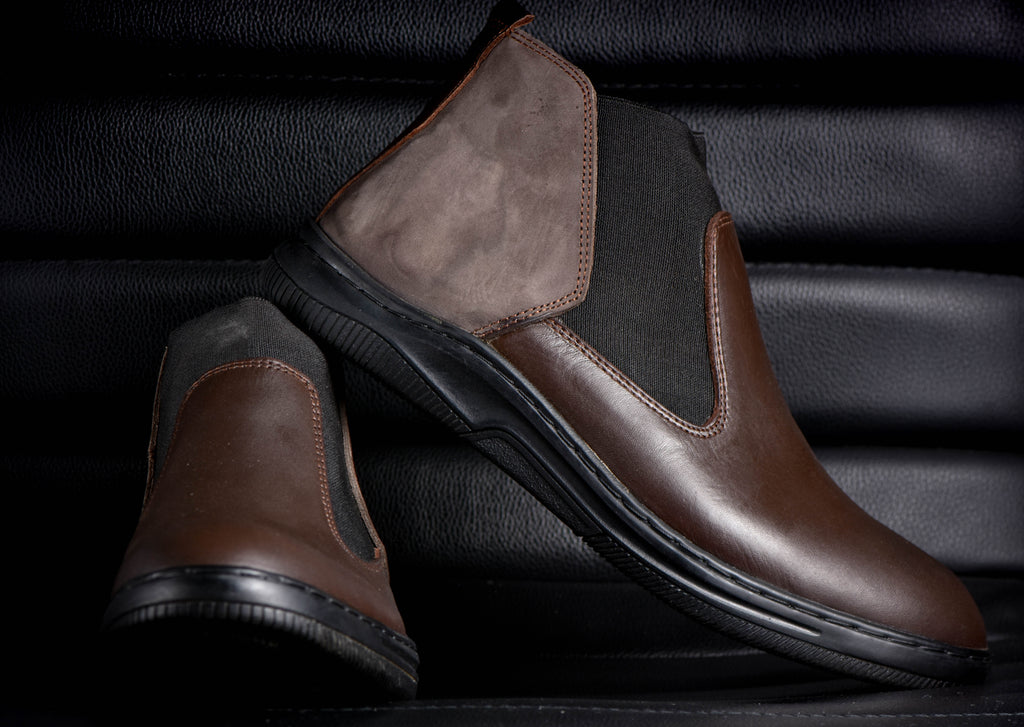 Chelsea boot orthopédique noir - 1726