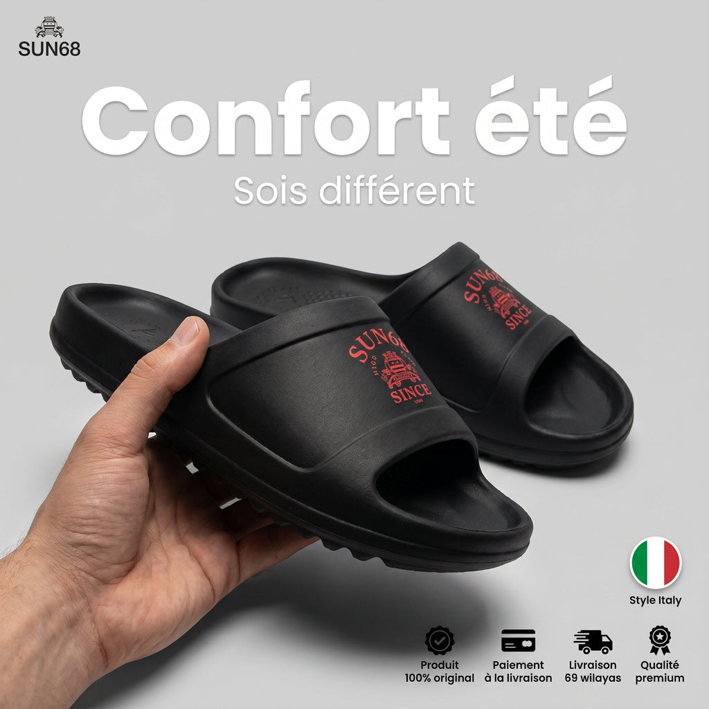 SUN68 Slippers Monoblock - X36113-1110
