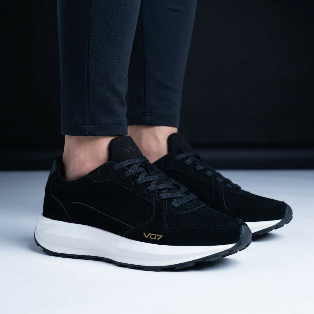 VO7 BASKETS DE LUXE ORAN HOMME NOIR - CH-ORA-BLW