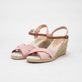 ANDRÉ SANDALES FEMME PAULETTA TEXTILE ROUGE - 52314788600