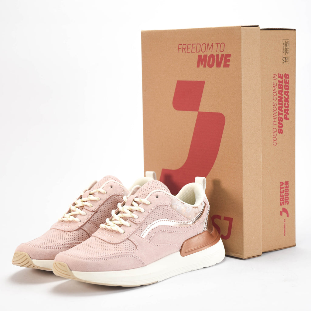 SAFETY JOGGER SHOES - 589803LPK-WHT