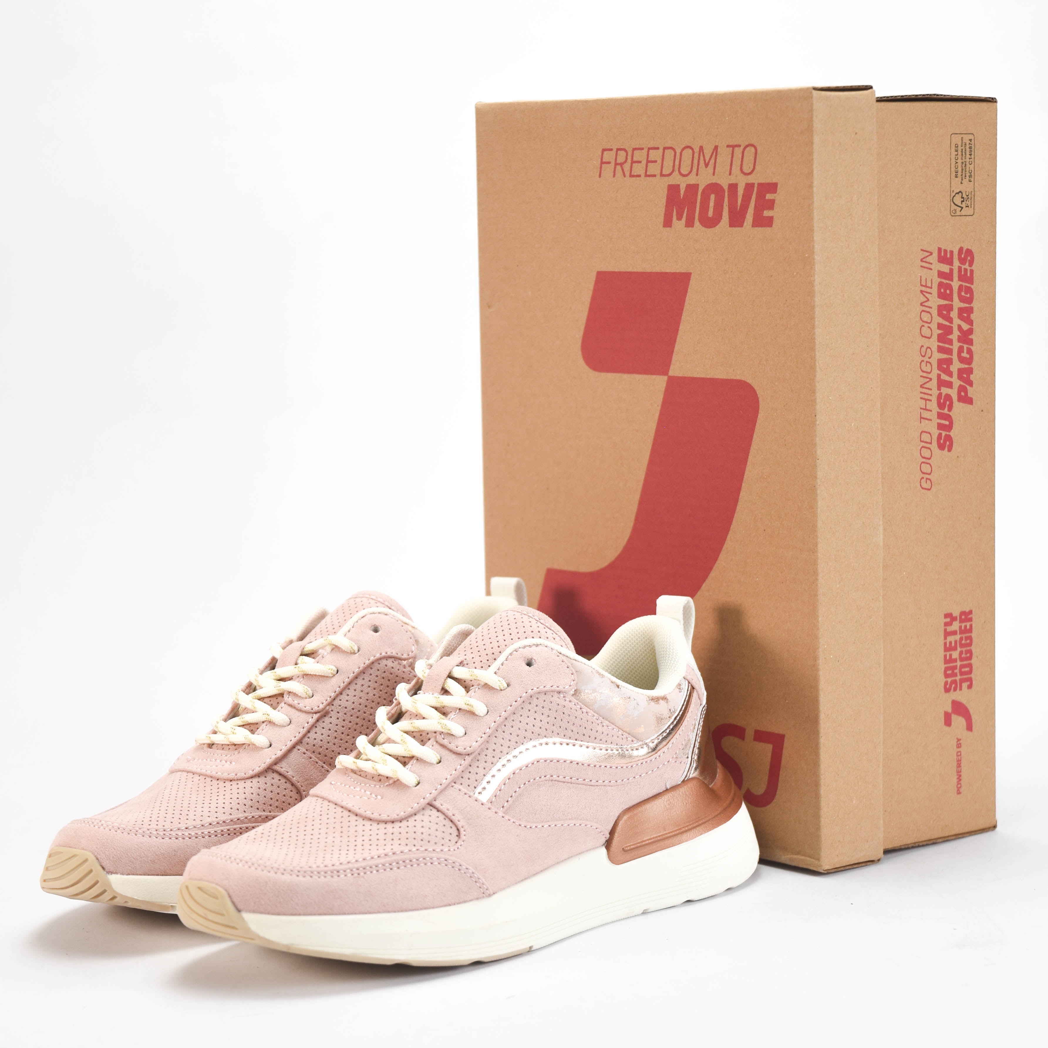 SAFETY JOGGER SHOES - 589803LPK-WHT