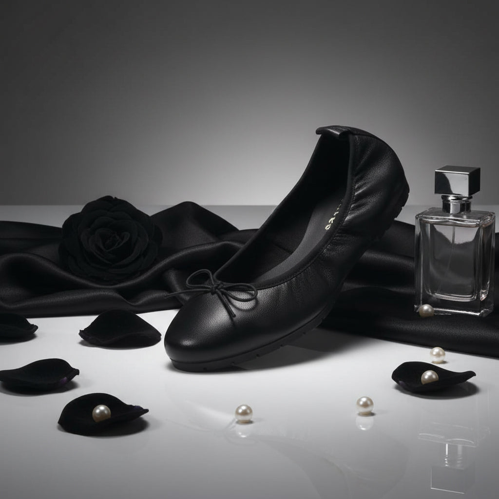 ANDRÉ BALLERINES FEMME NANA NOIR - 52119100500