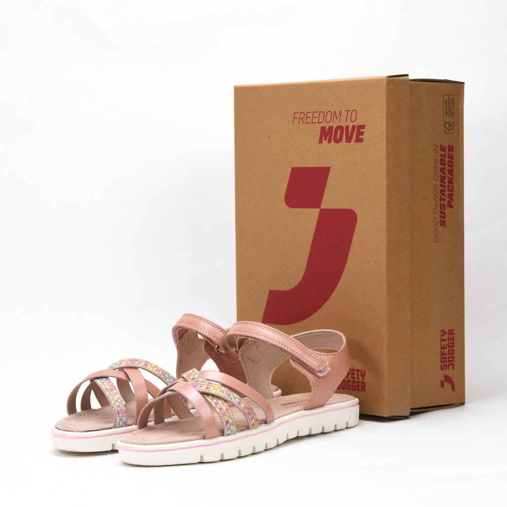 Safety Jogger Sandales Plates Femme Pink - 613972-PINK