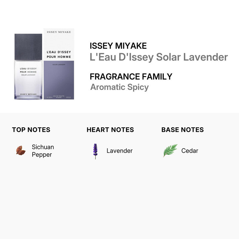 Issey Miyake L\'Eau d\'Issey Pour Homme Solar Lavender Eau de Toilette Intense 100 ml - 3423222106225