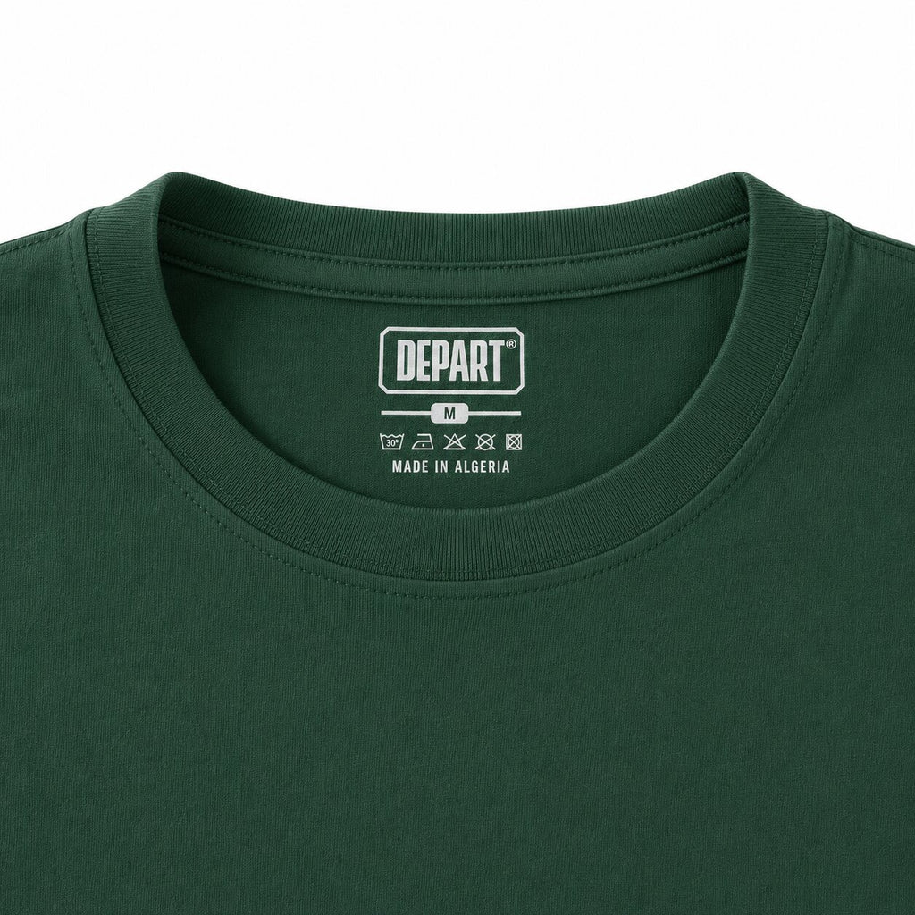 Départ Homme T-shirt Oversize Vert - MT319-G23-014090