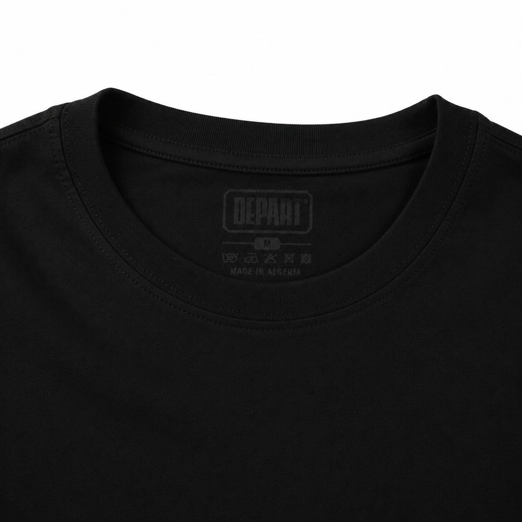 Départ Homme T-shirt Oversize Black - MT319-G23-014067