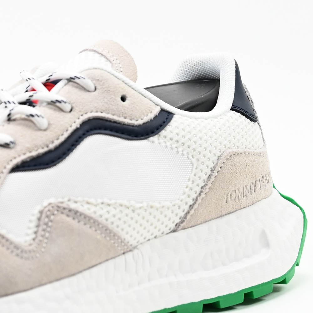 Tommy Hilfiger Men Sneakers - EM0EM01259-WHITE-GREEN