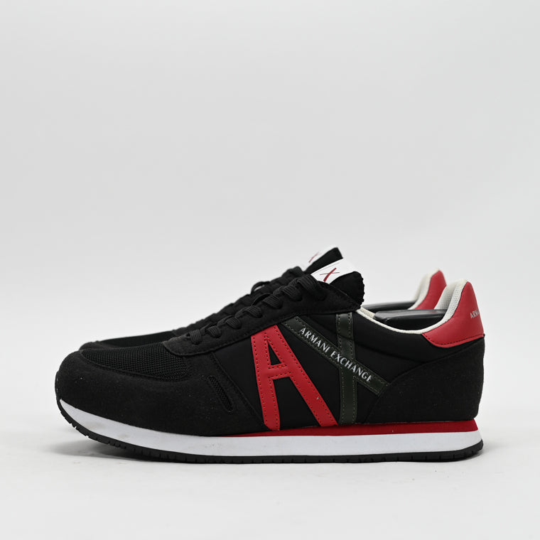 Armani Exchange Retro Running Sneakers - XUX017-XCC68-BRED