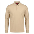 DEPART POLO A MANCHES HOMMES BEIGE - G23-003194-BIEGE55