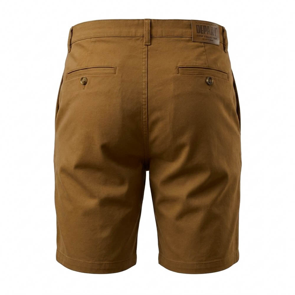 DEPART Short chino homme - G21-000175-BROWN