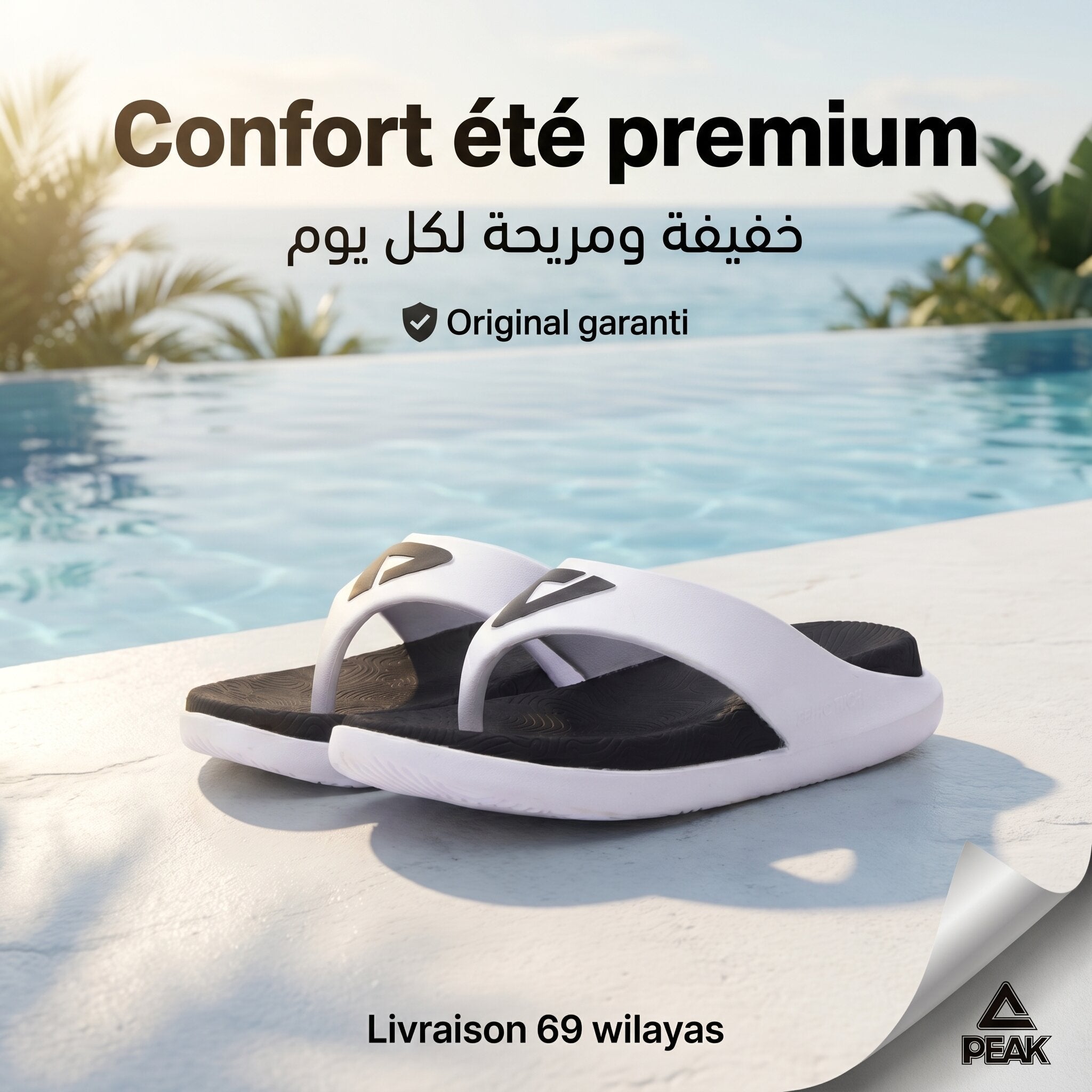 Peak Taichi Flip Flops - ET22107L-1020