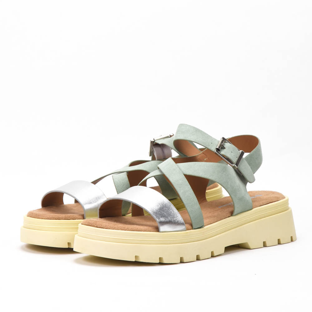 Safety Jogger Sandales Jeune Fille Métallisées - 590033-SIL-MTG