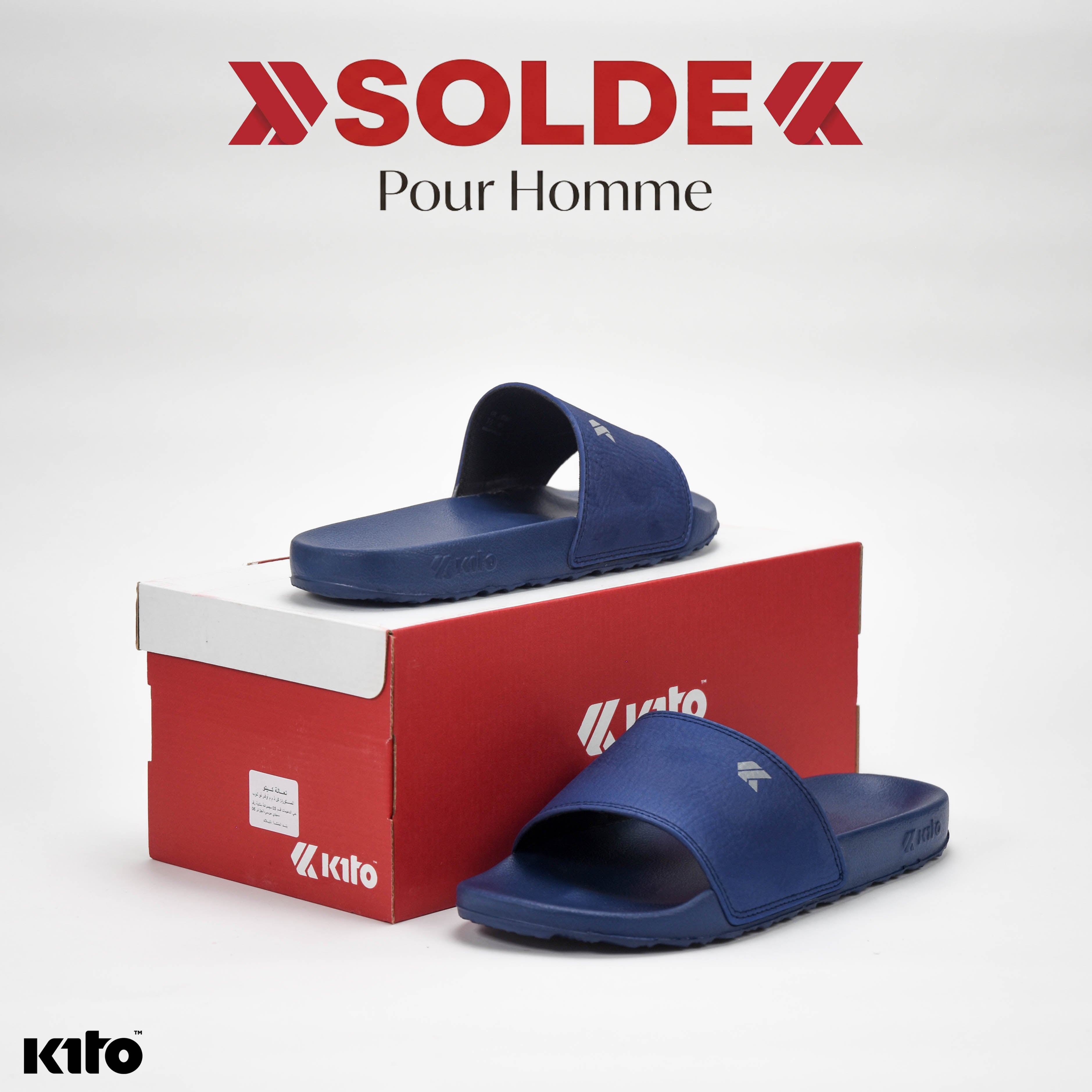 KITO CLAQUETTE AH14M NAVY BLUE - AH14MNB