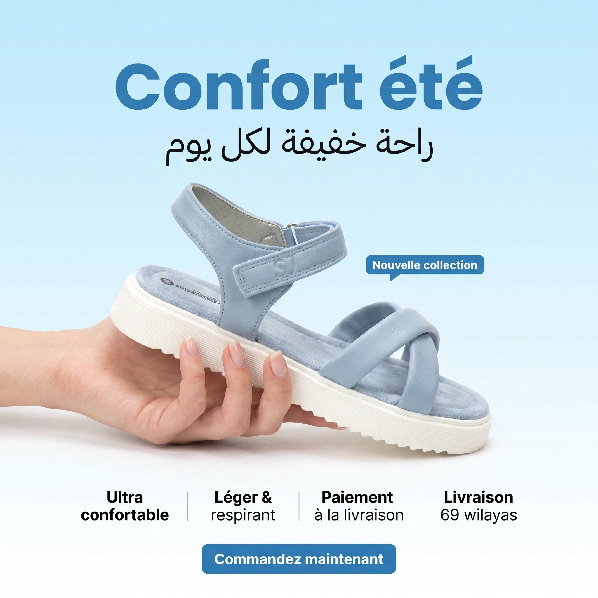 Safety Jogger Sandales Femme - 587890-LIT-BLU