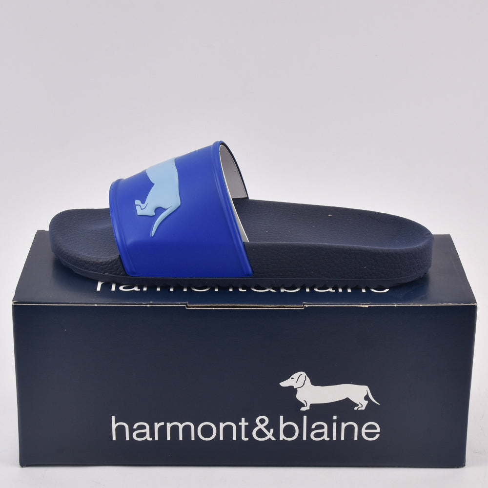 HARMONT AND BLAINE CIABATTA UOMO EVA - LOGO BLU - AZZURRO - EFM231-131-6530