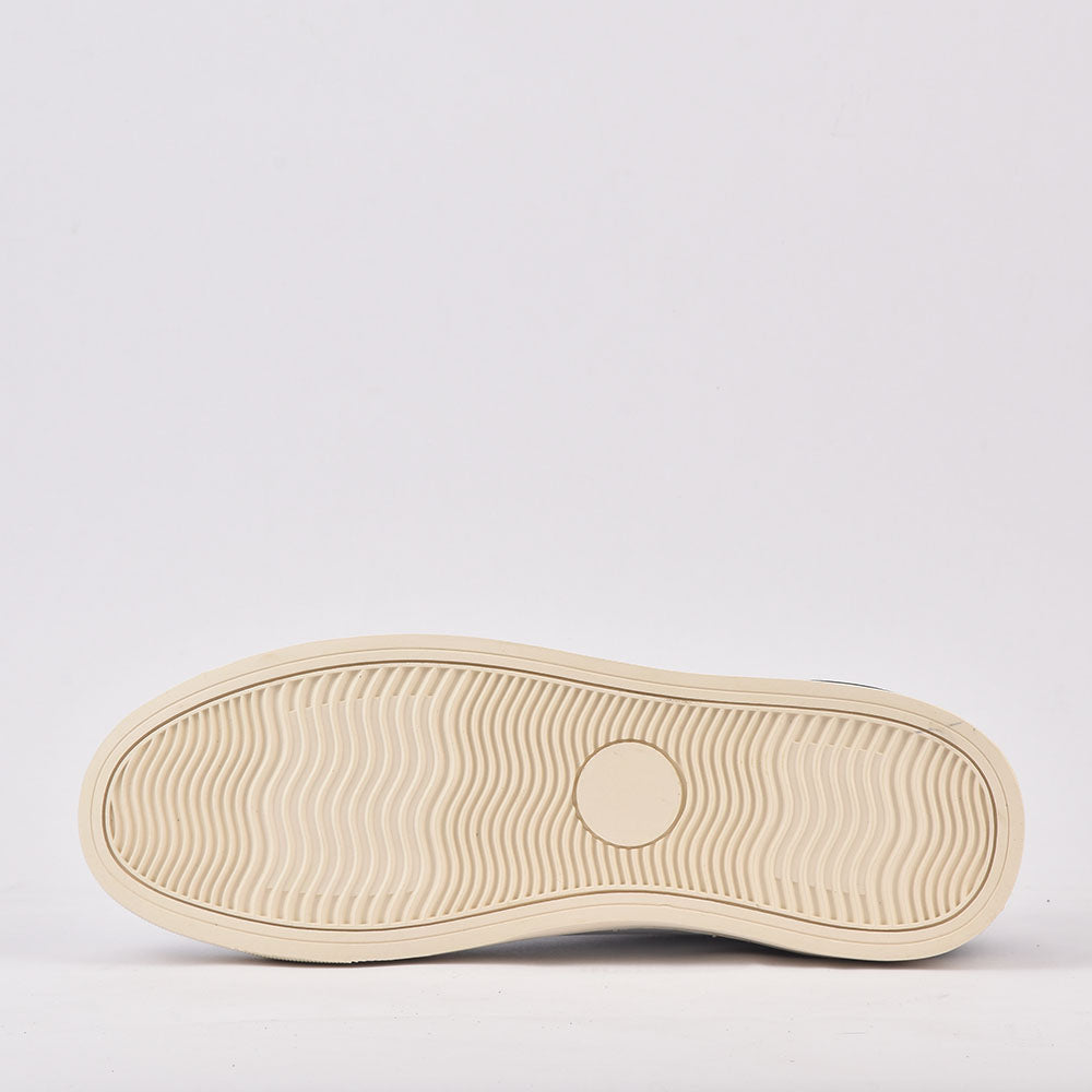 LA MARTINA SCARPA UOMO CALF - TAPE BIANCO - ROSSO - LFM222-001-4130