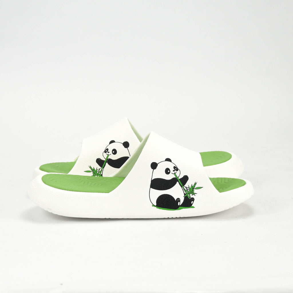 Peak Taichi Sports Slippers White/Green - ET53097L-Z506