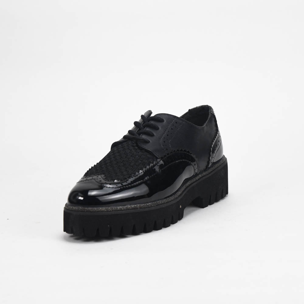 ANDRÉ DERBY FEMME COREANE CUIR NOIR - 52125174415