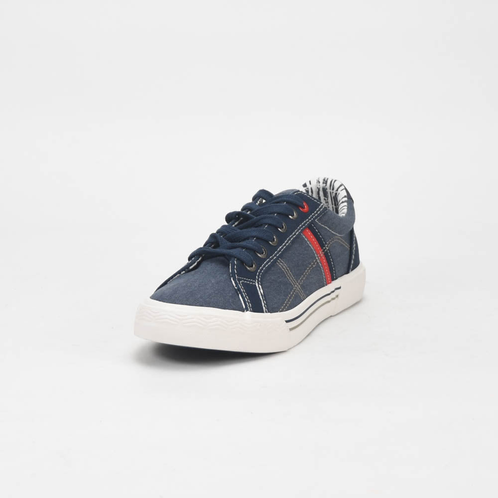 ANDRÉ BASKETS JUNIOR ALAN DENIM BLEU - 55315485667