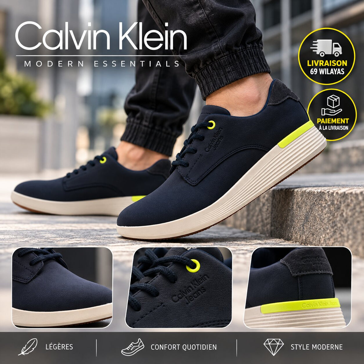 Calvin Klein ESSENTIAL MESH RUNNER - FWOFW1286