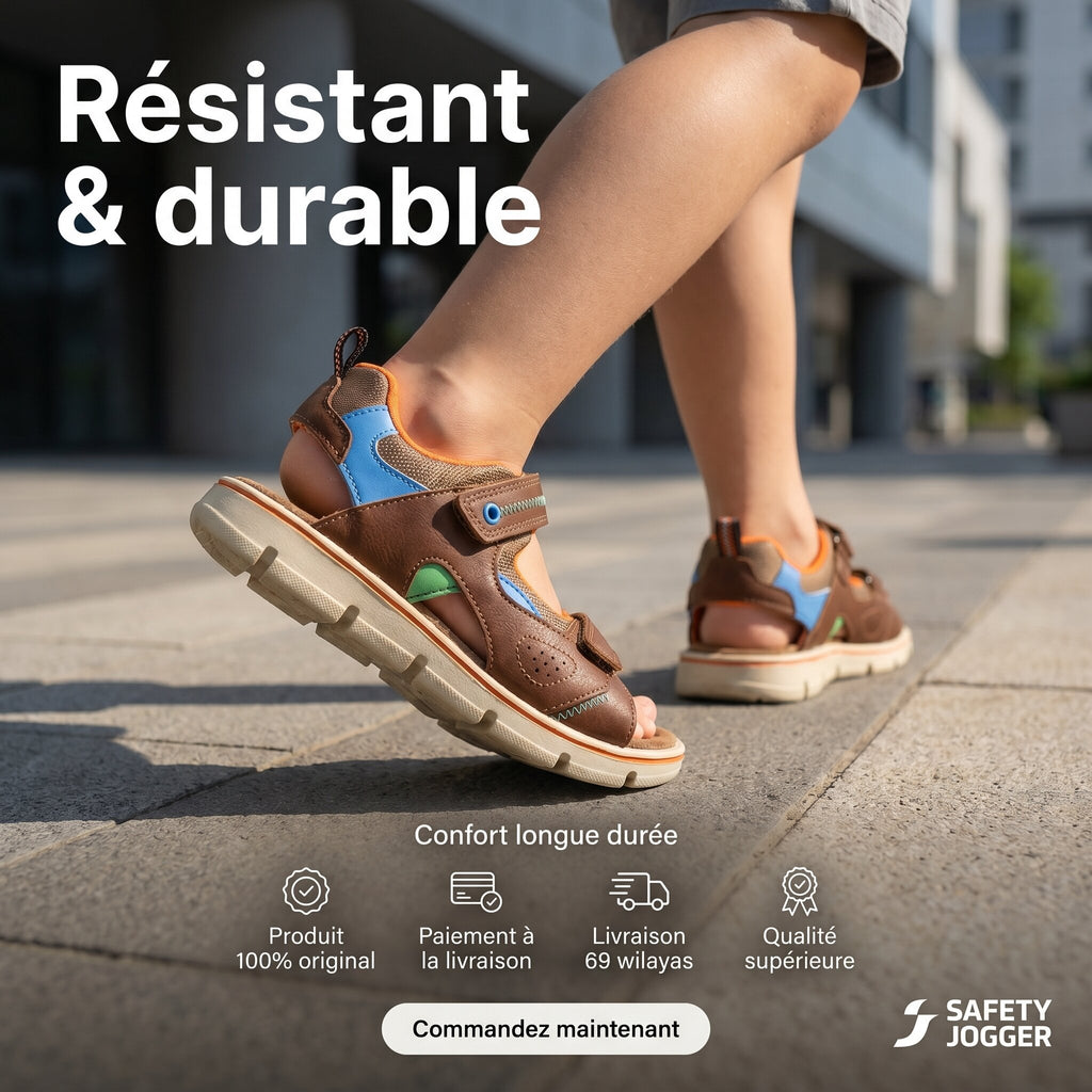 Safety Jogger Sandale Enfant - 608020-NAT-TBL