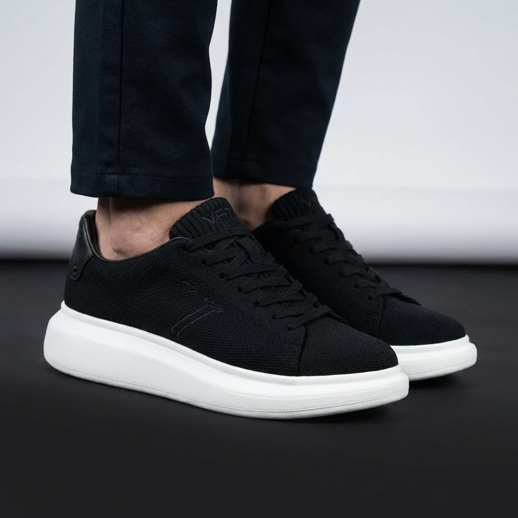 VO7 SHOES ELYSEE KNIT BLACK - CH-ELY-BLK