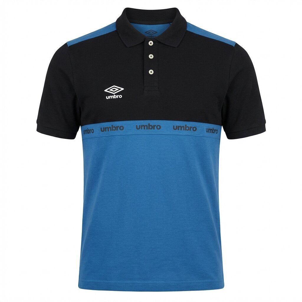 UMBRO POLOS ORIGINAL HOMME BLEU COTON - UAA241M013-028