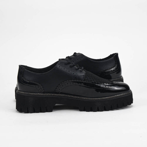 ANDRÉ DERBY FEMME COREANE CUIR NOIR - 52125174415