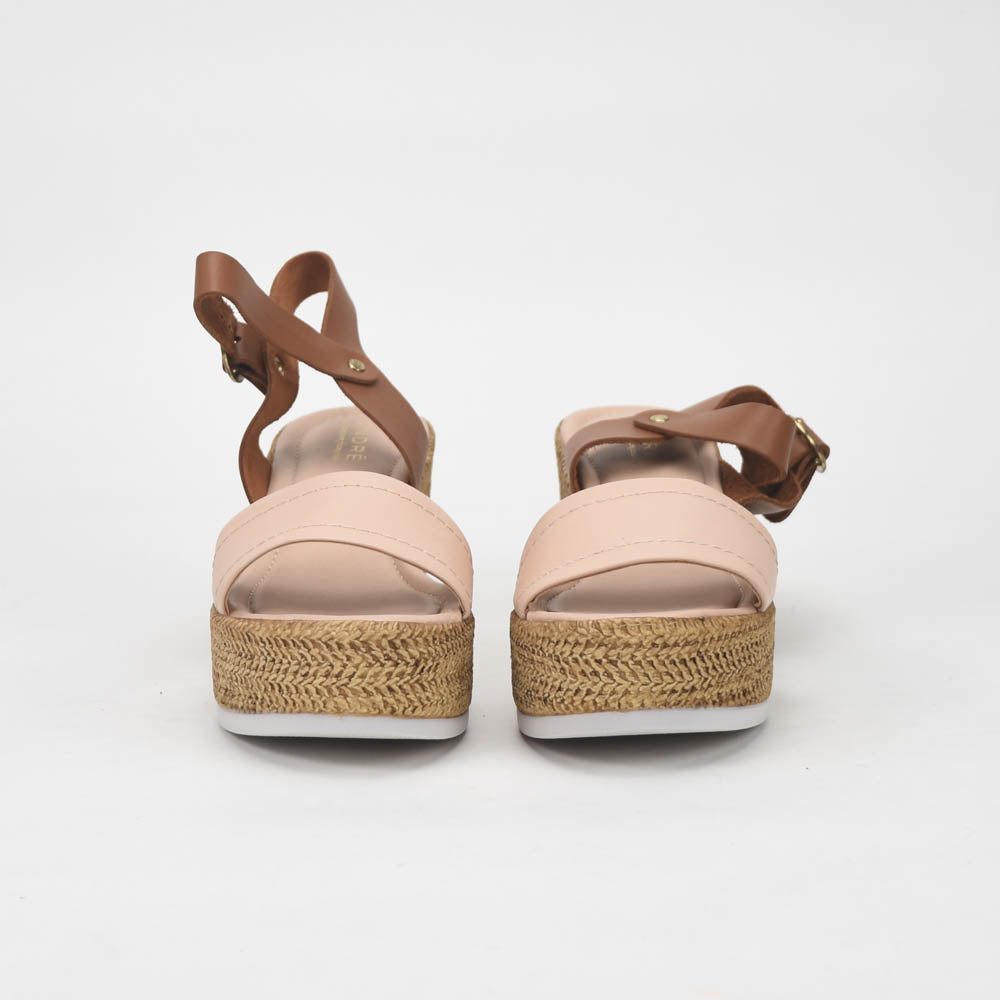 ANDRÉ SANDALES BALADINA FEMME ROSE MARRON - 52314607647