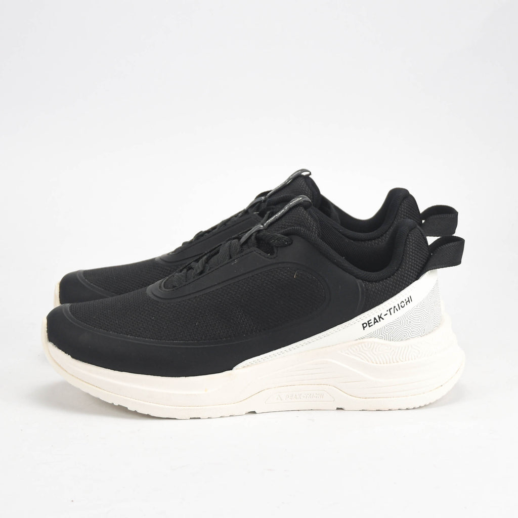 Peak Taichi Walking Shoes Black/Milky White - EWT54698J-Z497