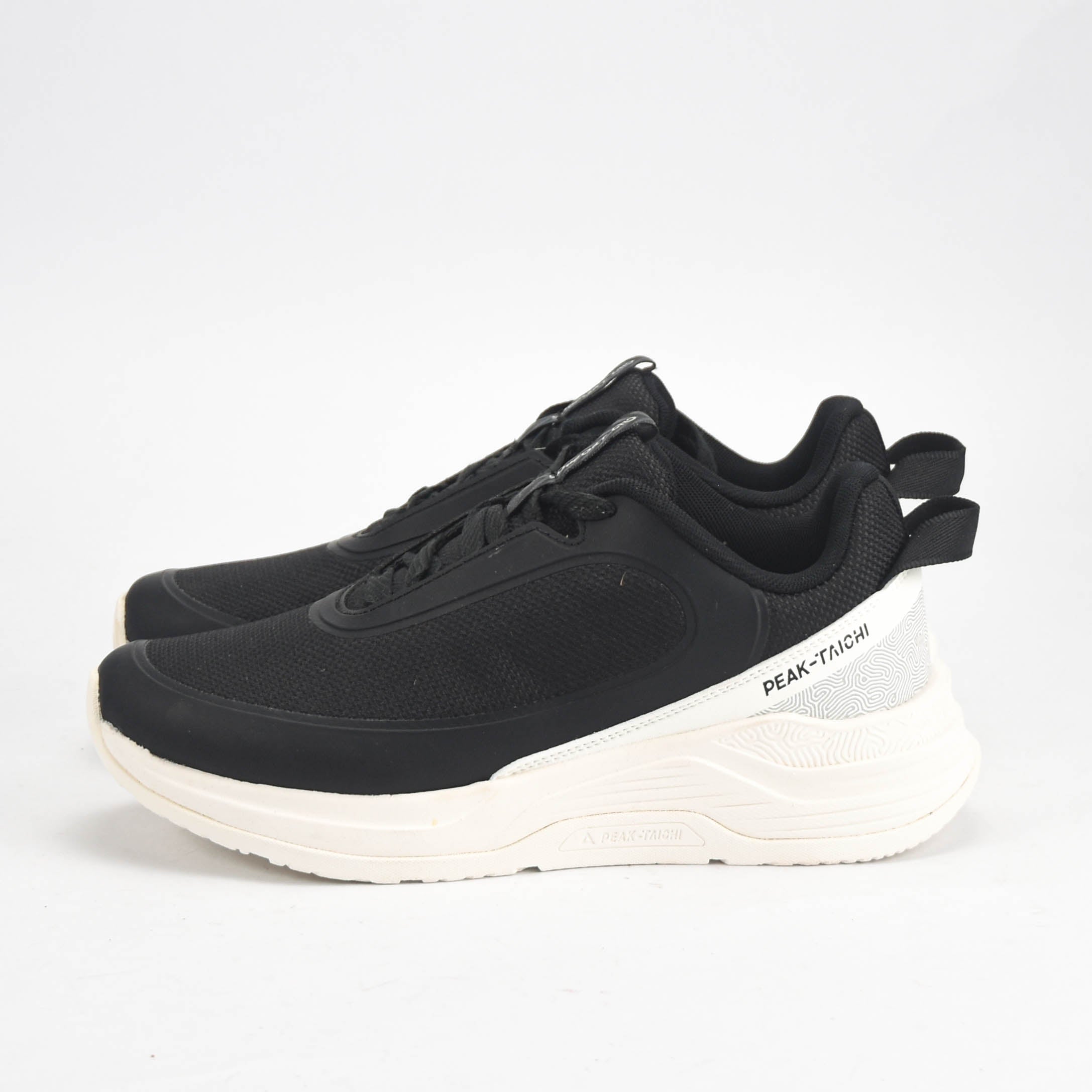 Peak Taichi Walking Shoes Black/Milky White - EWT54698J-Z497