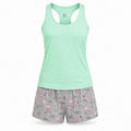 Pyjama d\'Été Femme - P-BOULEVARD-VERT03