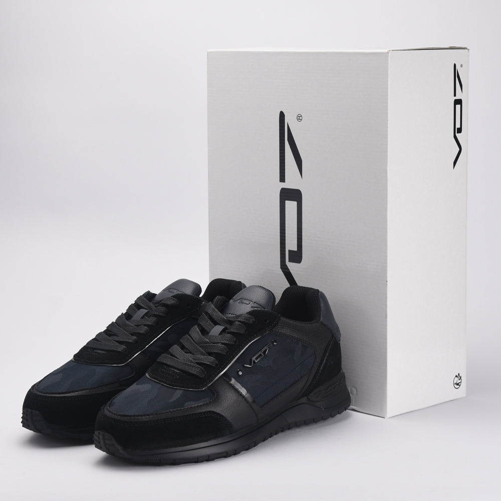 VO7 CHAUSSURE CASUAL MILAN HOMME NOIR - CH-MIL-CAM-N