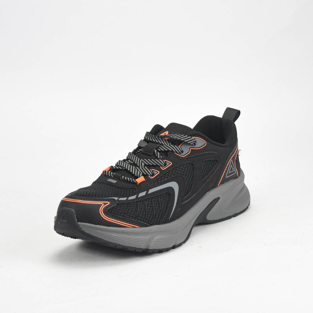 Peak Sports Shoes Black/Paloma Gray/Orange - E49137E-204R