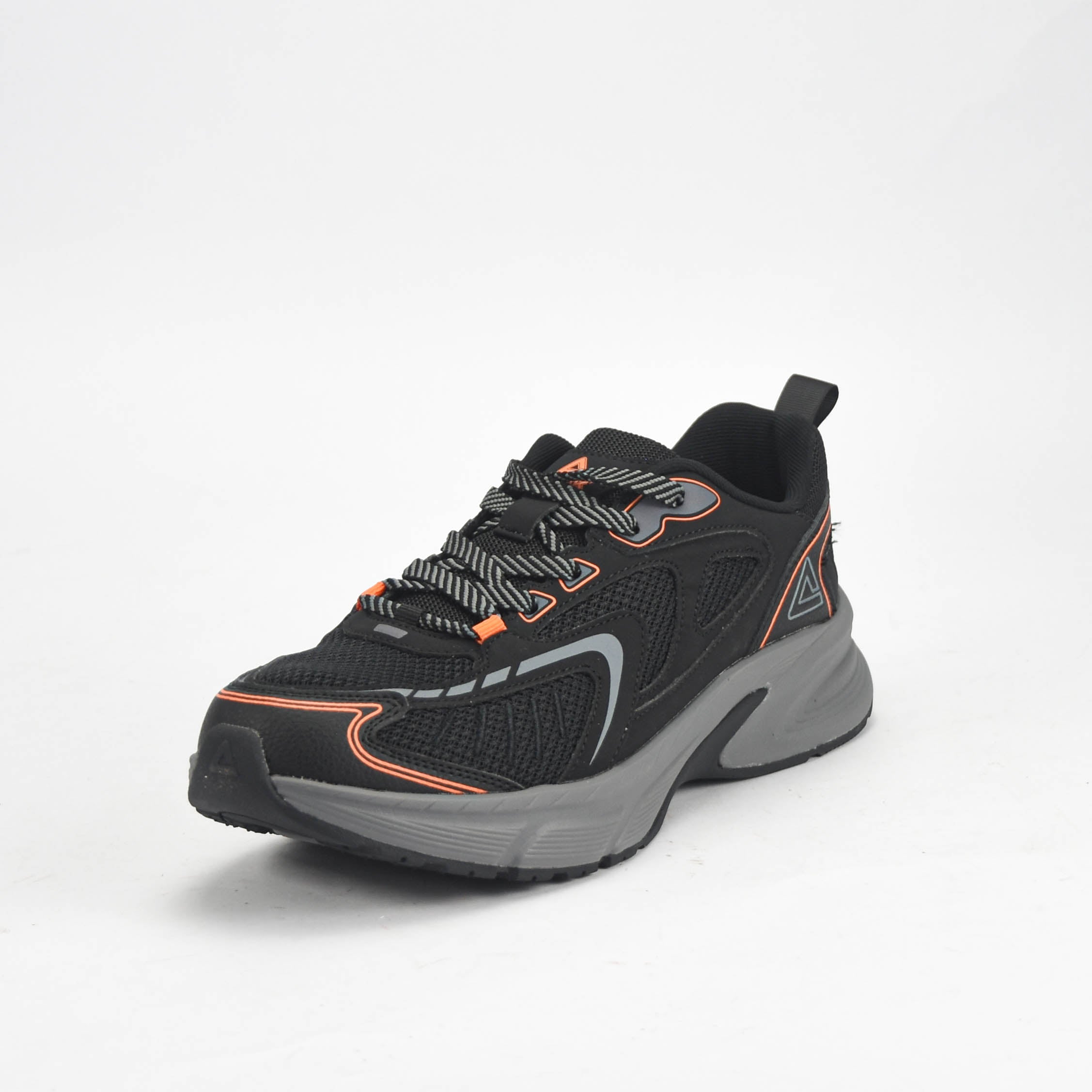 Peak Sports Shoes Black/Paloma Gray/Orange - E49137E-204R
