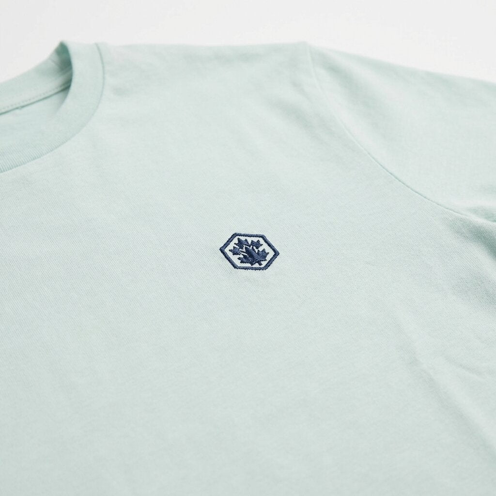 LUMBERJACK MEN TEE MINI LOGO BLUE - LBJ24005-LBL