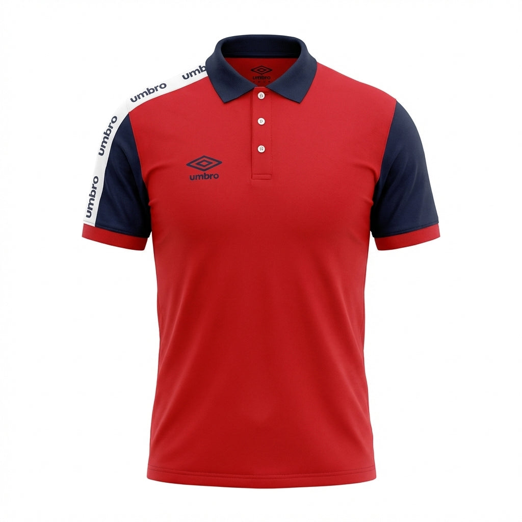 UMBRO POLOS ORIGINAL HOMME ROUGE COTON - UAA241M011-005