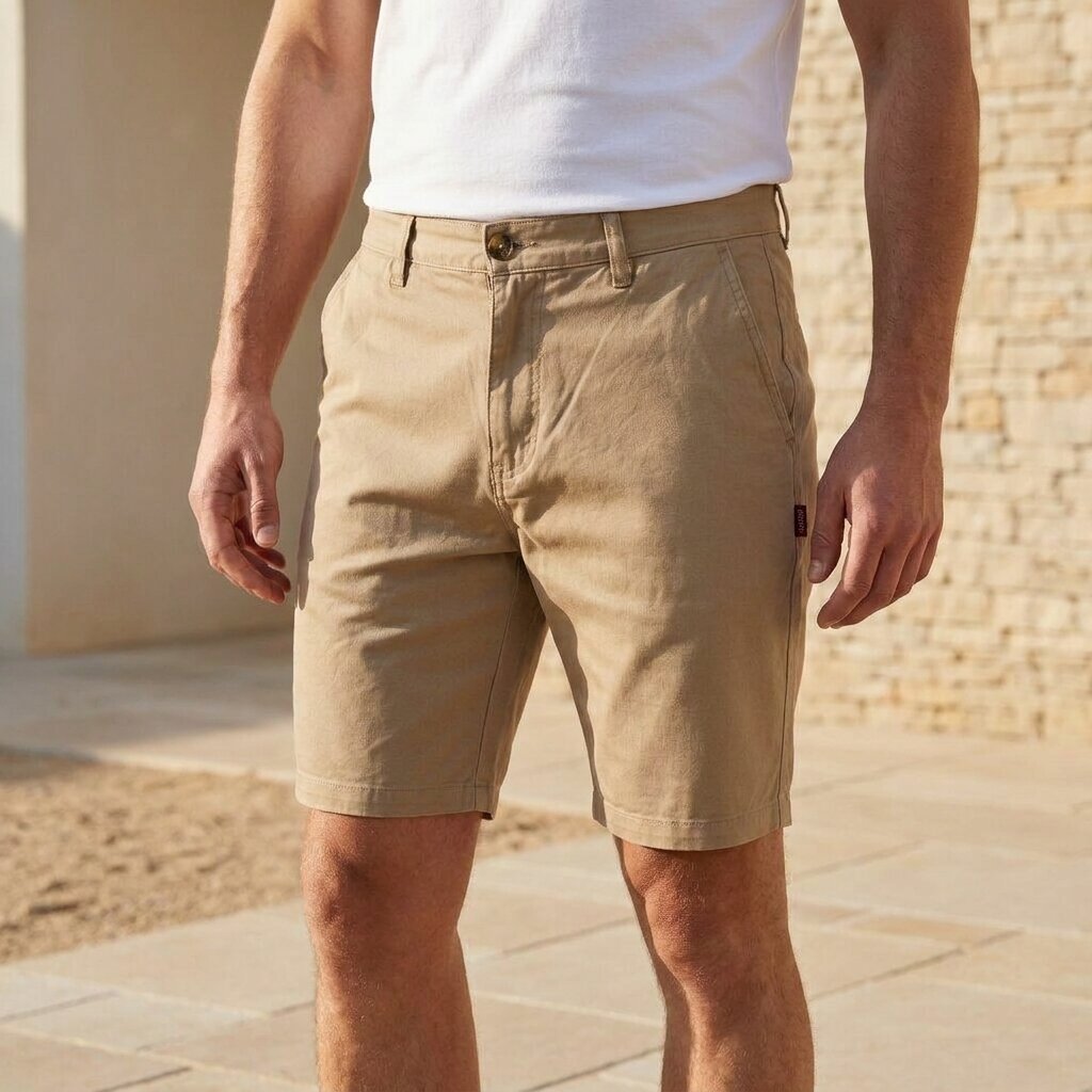 DEPART Short chino homme - G21-000175-BEIGE