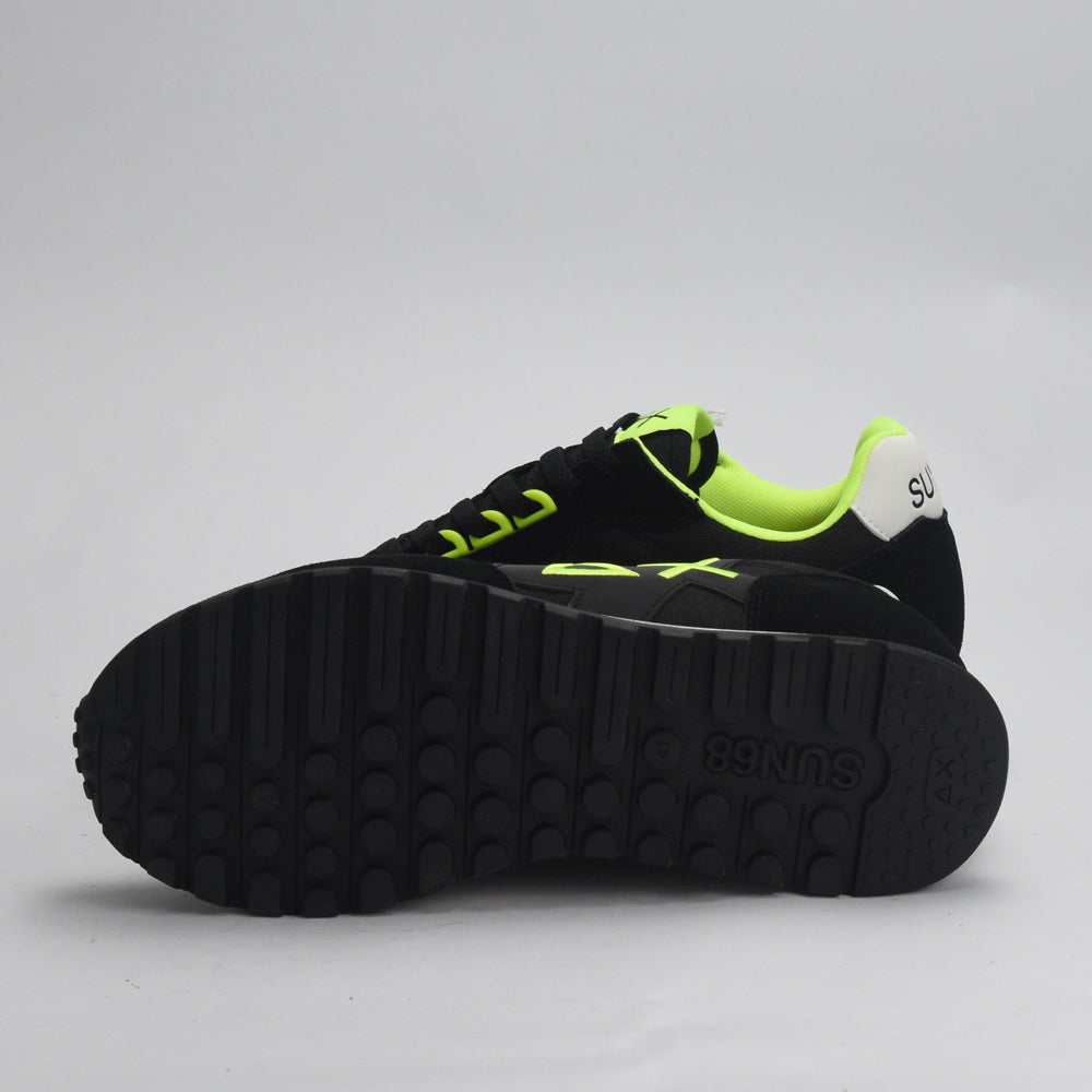 BASKET SUN68 JAKI FLUO 11 NERO - Z44115-11